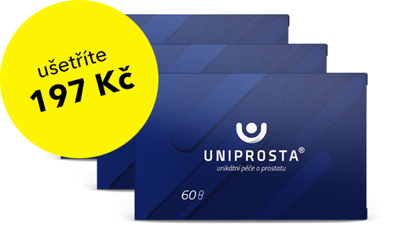 3 balení Uniprosta - péče o prostatu